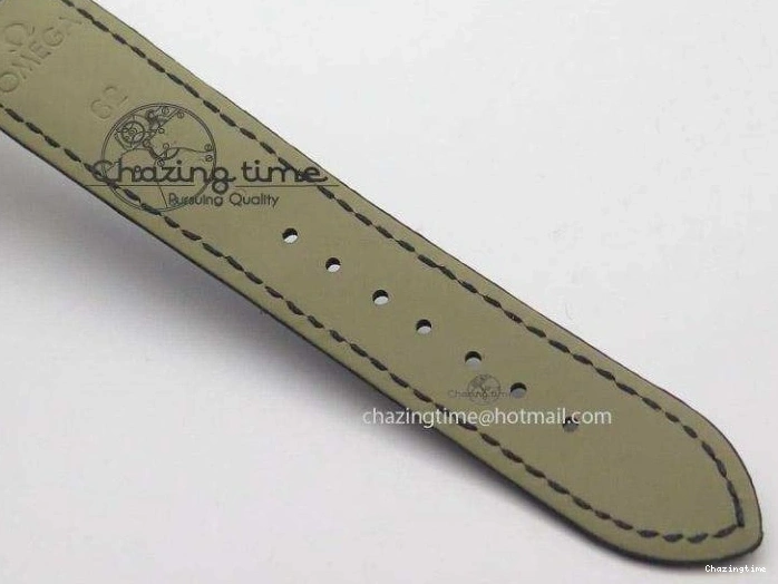 0120 Functional De Ville MK 1:1 Best Edition SS White Dial On Black Leather Strap A 8260